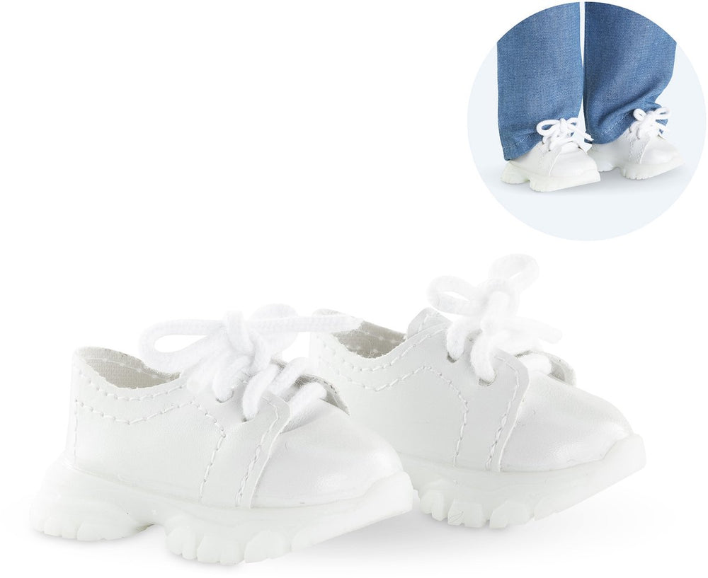Corolle sneakers poppen wit 36cm - poppenaccessoire schoenen.