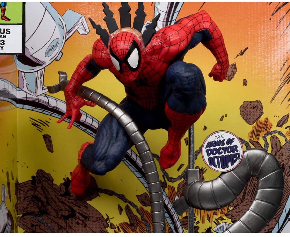 Mcfarlane toys marvel collection pvc statue 1 6 spider-man (marvel tales #223) 25 cm beeld