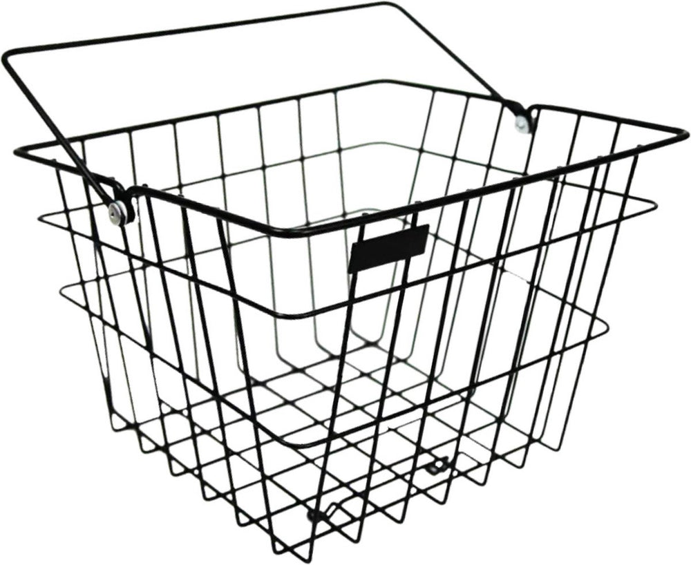 Steco vintage mand (helma) zwart