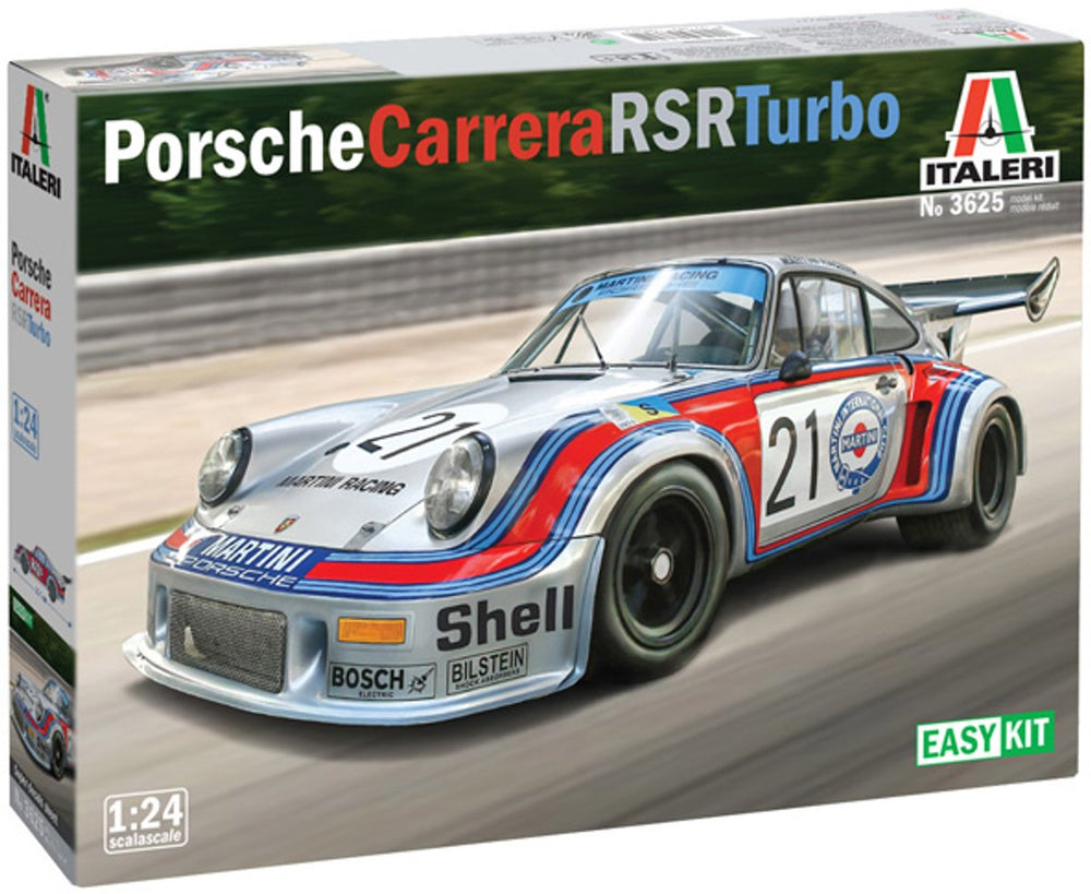 Italeri modelbouwpakket auto - 3625 porsche 911 rsr turbo plastic - 1:24 - modelbouw