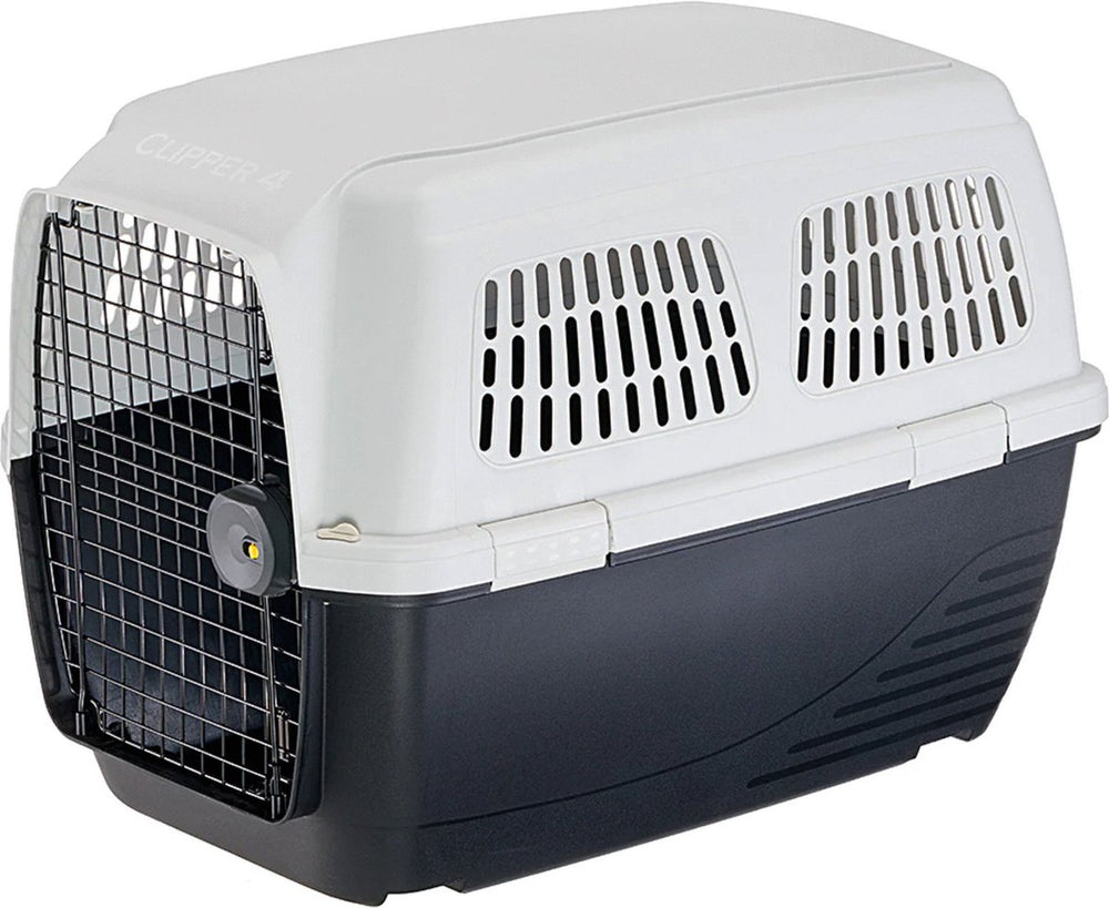 Ferplast vervoersbox clipper 4 wit zwart - hondentransportbox - 71x50x51 cm