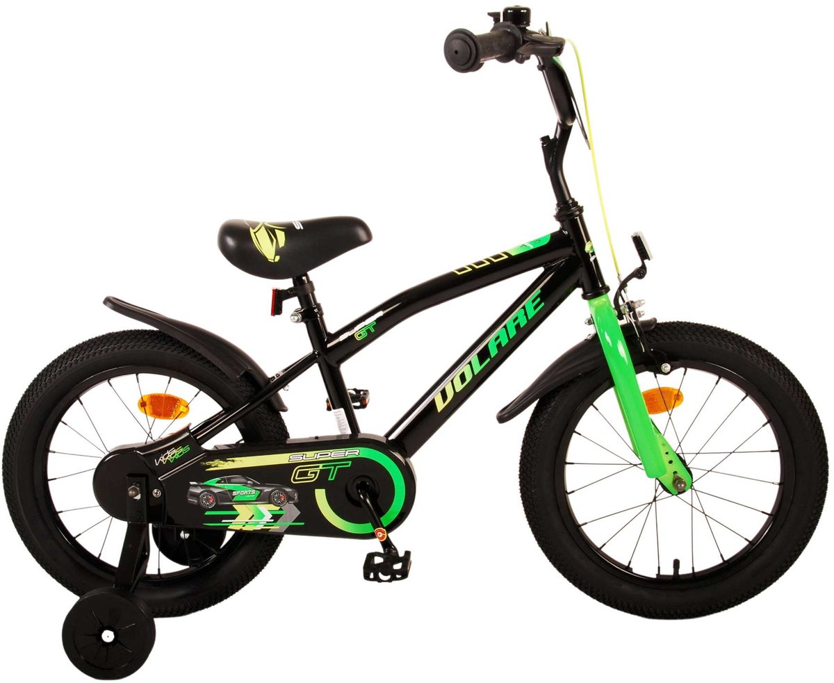 Volare Super GT Kids' Bike - Boys - 16 inch - Green