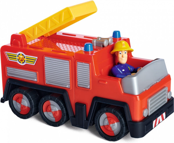 Simba Fireman Sam Jupiter Fire Engine with Sam Figure