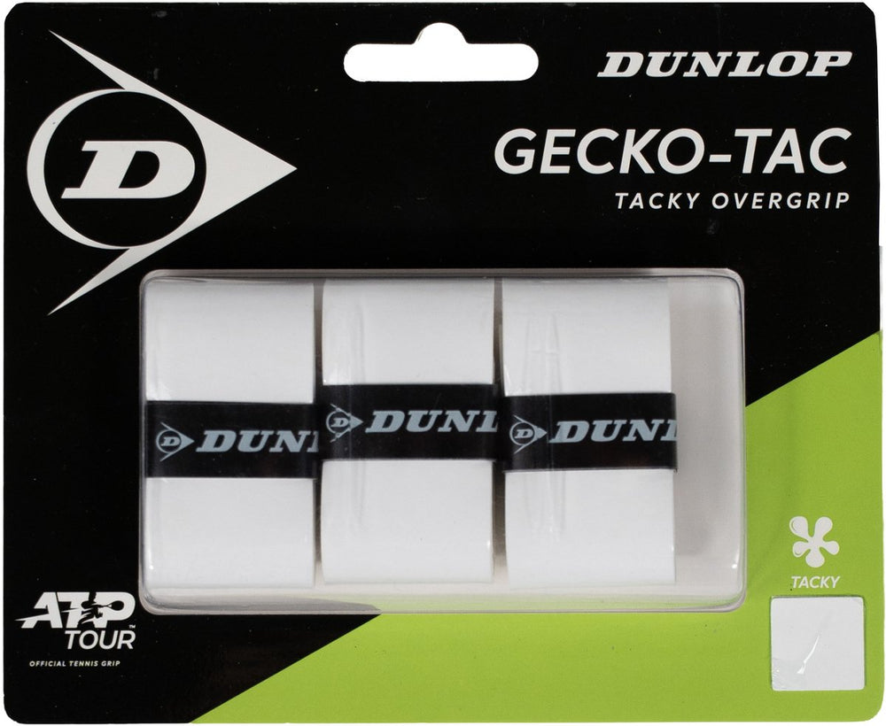 Dunlop - grip- gecko-tac ogrip wht 3pcs blister unisex grip - wit