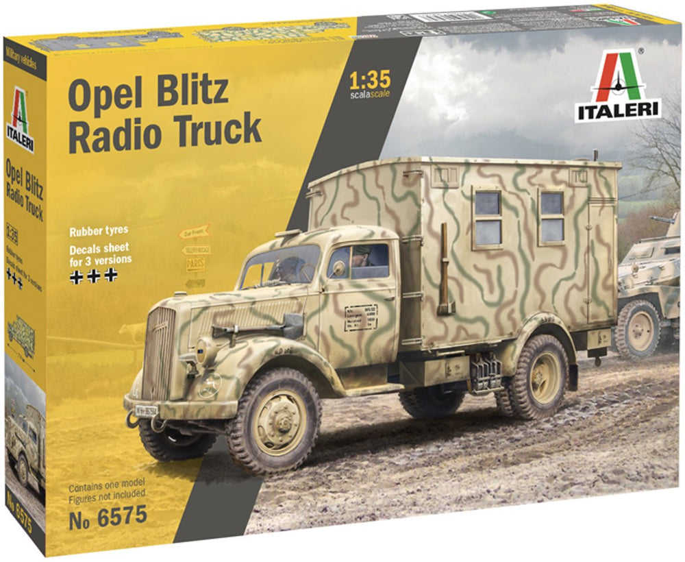 Italeri modelbouwpakket militaire voertuigen - 6575 sd. kfz. 305 22 opel blitz radio truck plastic - 1:35 - modelbouw