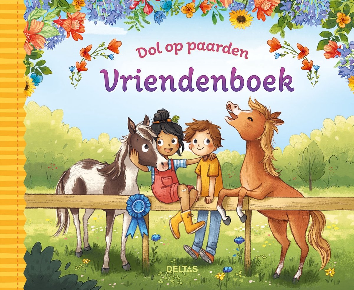 Deltas dol op paarden vriendenboek