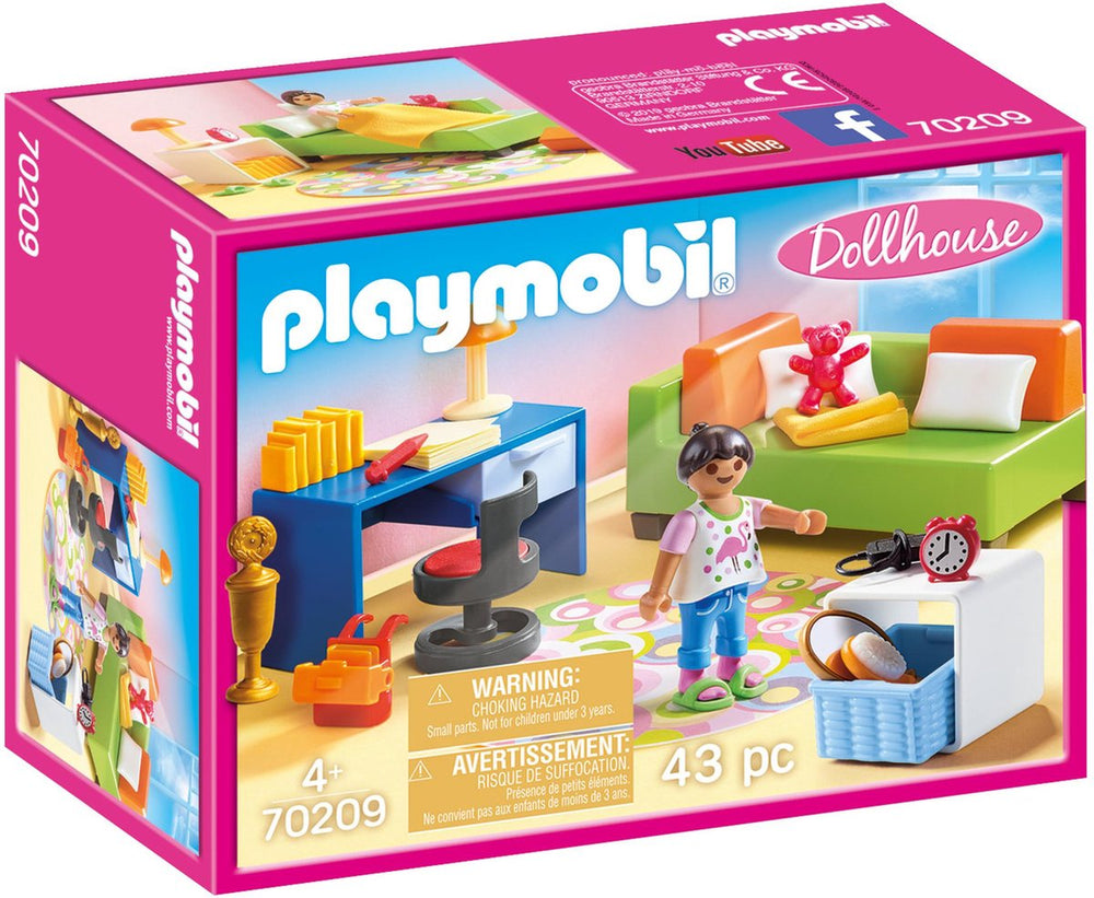 PLAYMOBIL Poppenhuis Kinderkamer met Bedbank 70209