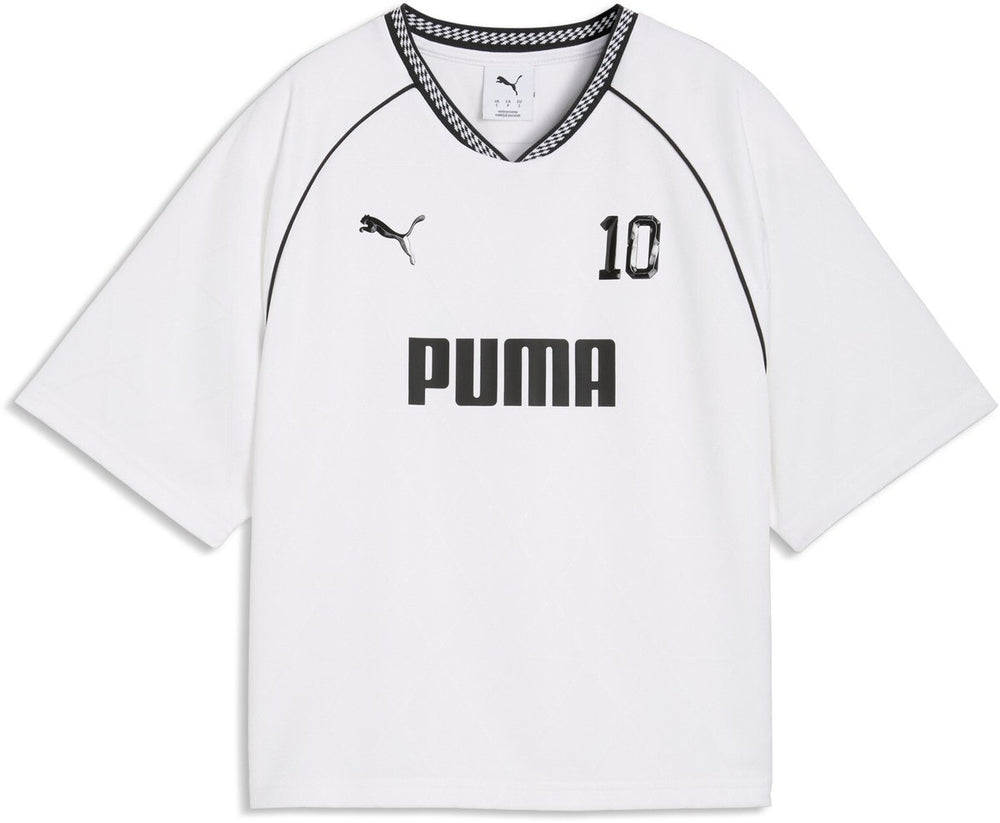 Puma sport relaxed jersey dames t-shirt - white