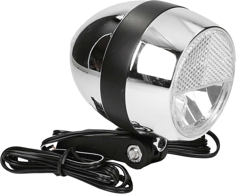 Cortina koplamp Amsterdam dynamo chroom zwart