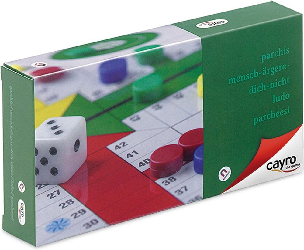 Geronimo games cayro - magnetic parcheesi small - reiseditie - 2-4 spelers - geschikt vanaf 6 jaar