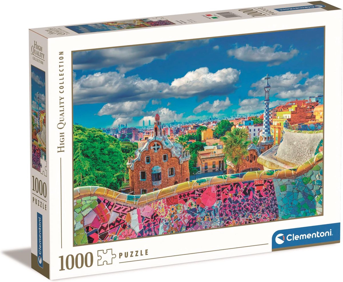 Clementoni legpuzzel park guell barcelona, ​​1000st.