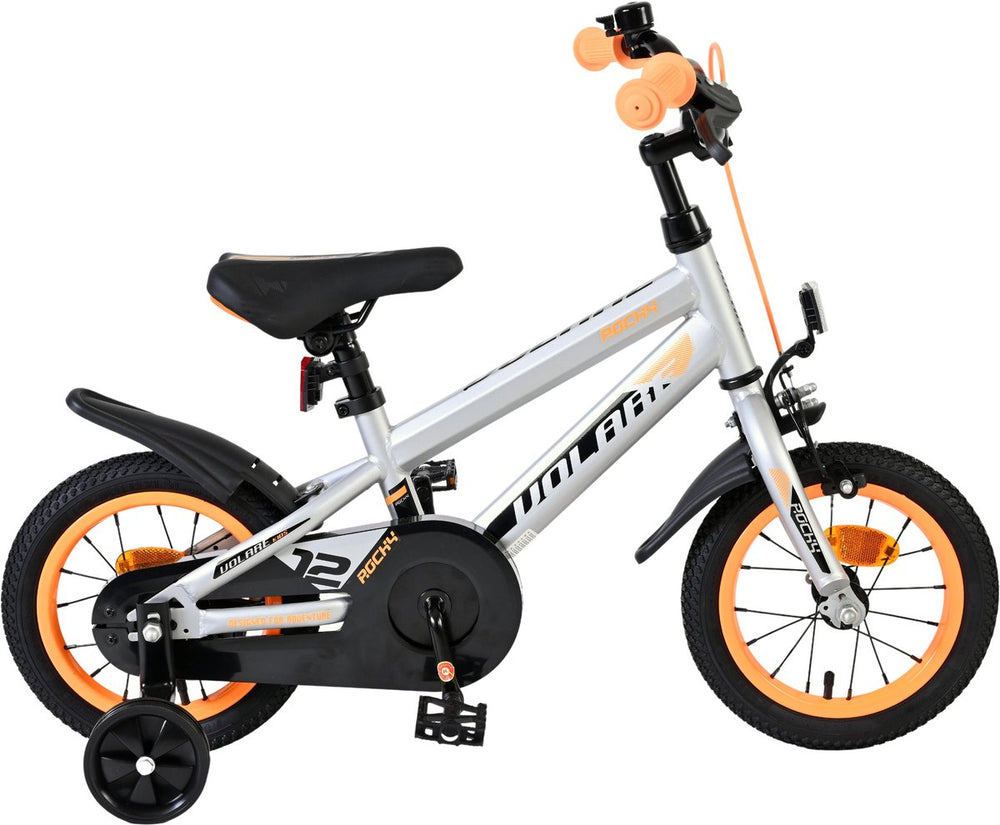 Volare Rocky Kinderfiets - Jongens - 12 inch - Grijs