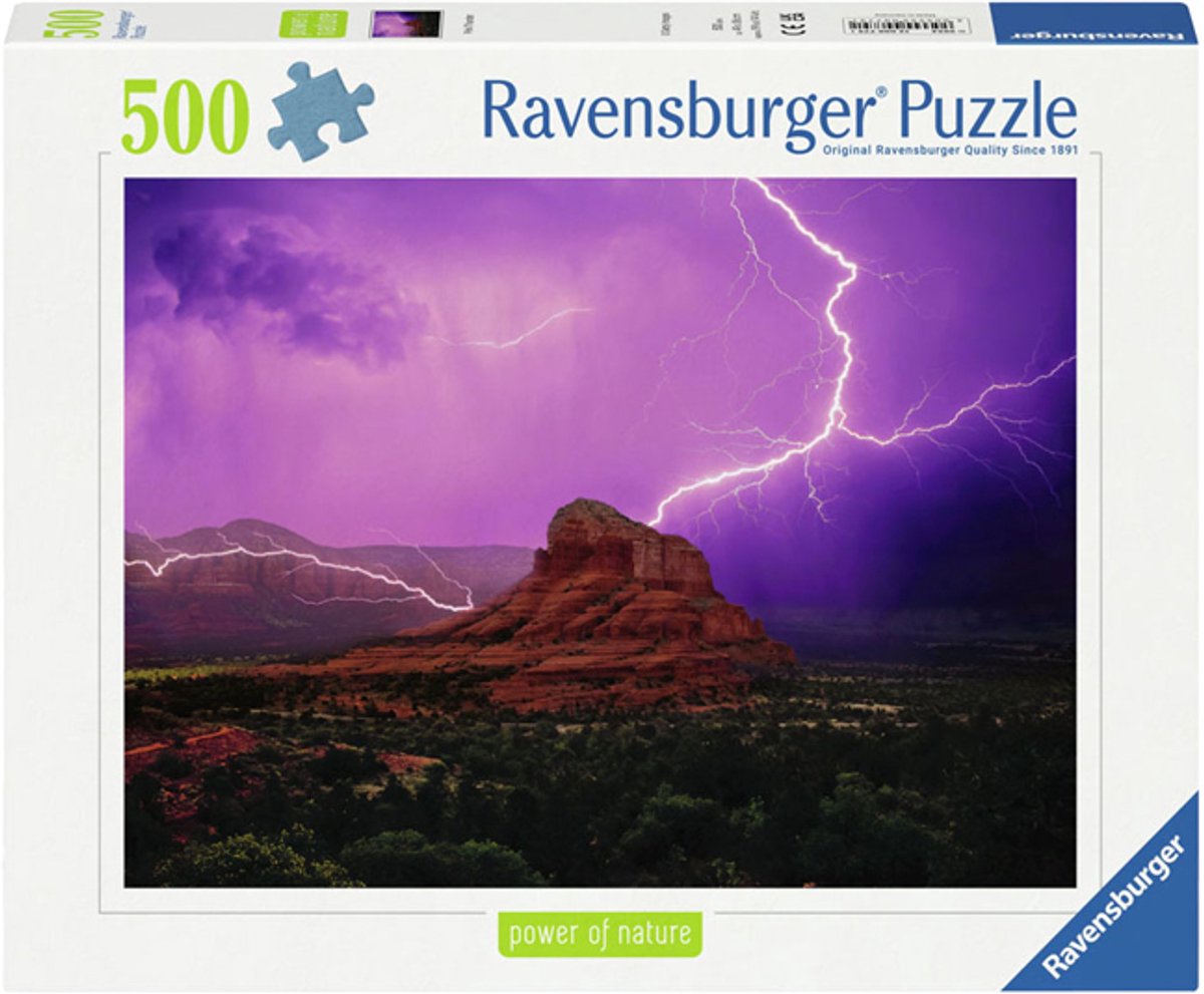 Ravensburger legpuzzel roze gewitterstimmung, 500st.