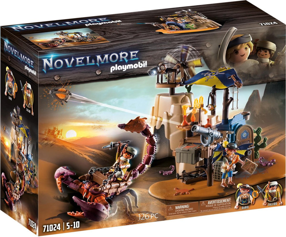 Playmobil novelmore sal'ahari sands - schorpioenenjacht op het wrak - 71024