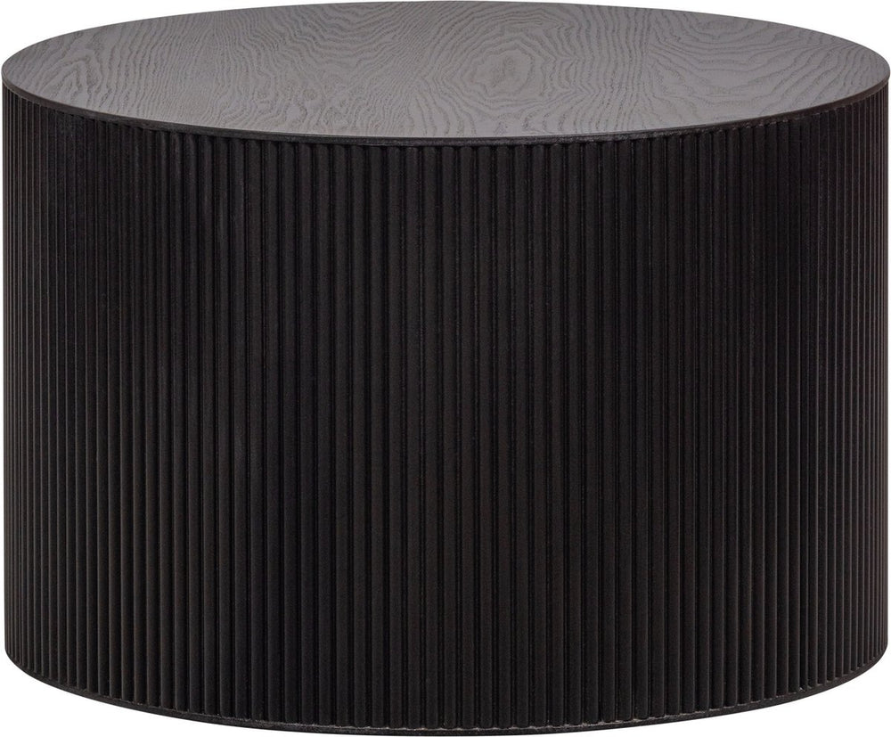 Woood sanne bijzettafel - mdf - zwart - 40x60x60