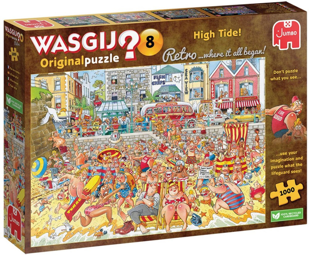 Jumbo wasgij retro originele 8 legpuzzel - vloed!, 1000st.