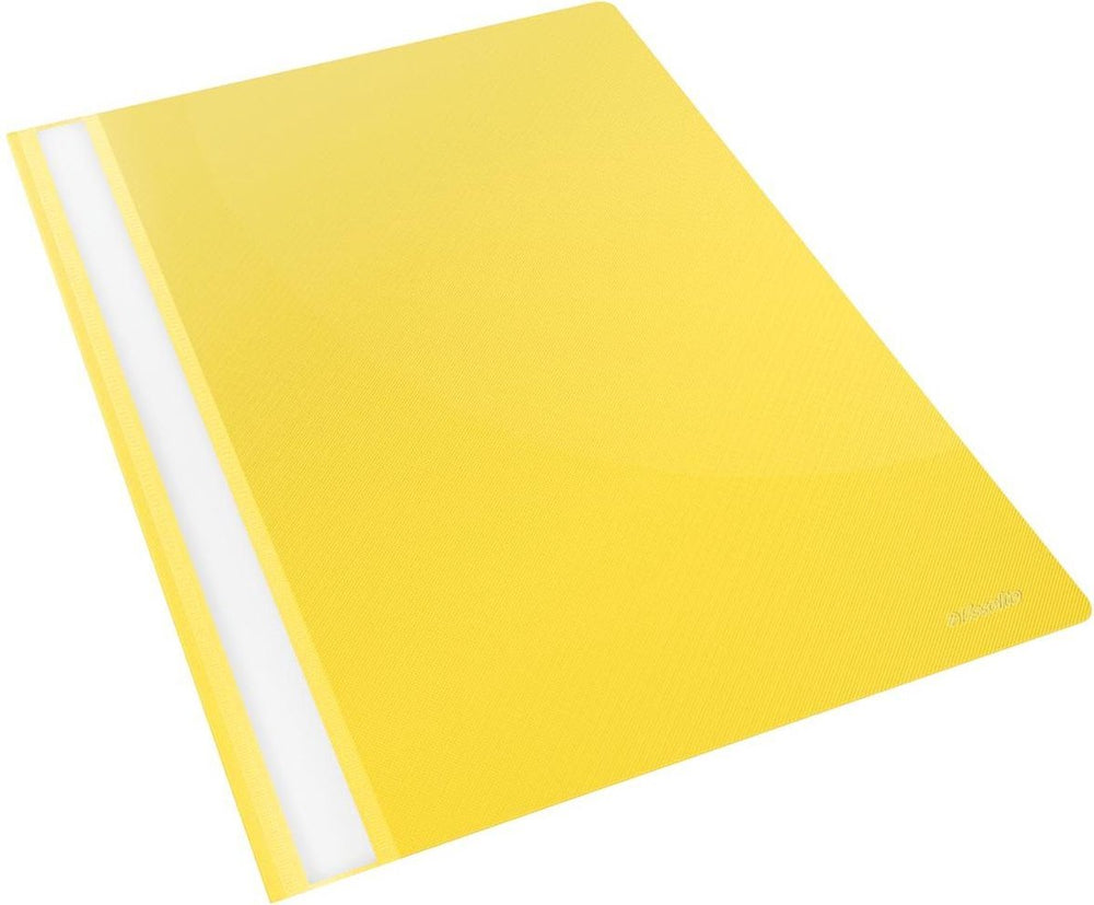 Esselte vivida a4 snelhechtmappen - 25 stuks - geel - voor thuiswerken - ideaal voor thuiskantoor