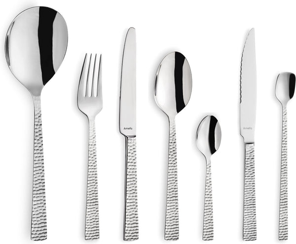 Amefa felicity - 42 delige all you need bestekset - 6 personen- zilver- 18 0 chroomstaal – cadeauverpakking