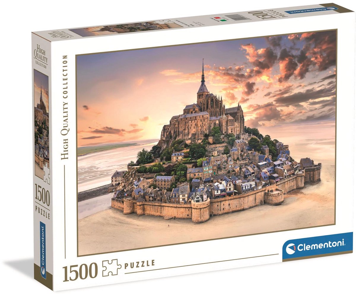 Clementoni legpuzzel mont saint-michel, 1500st.
