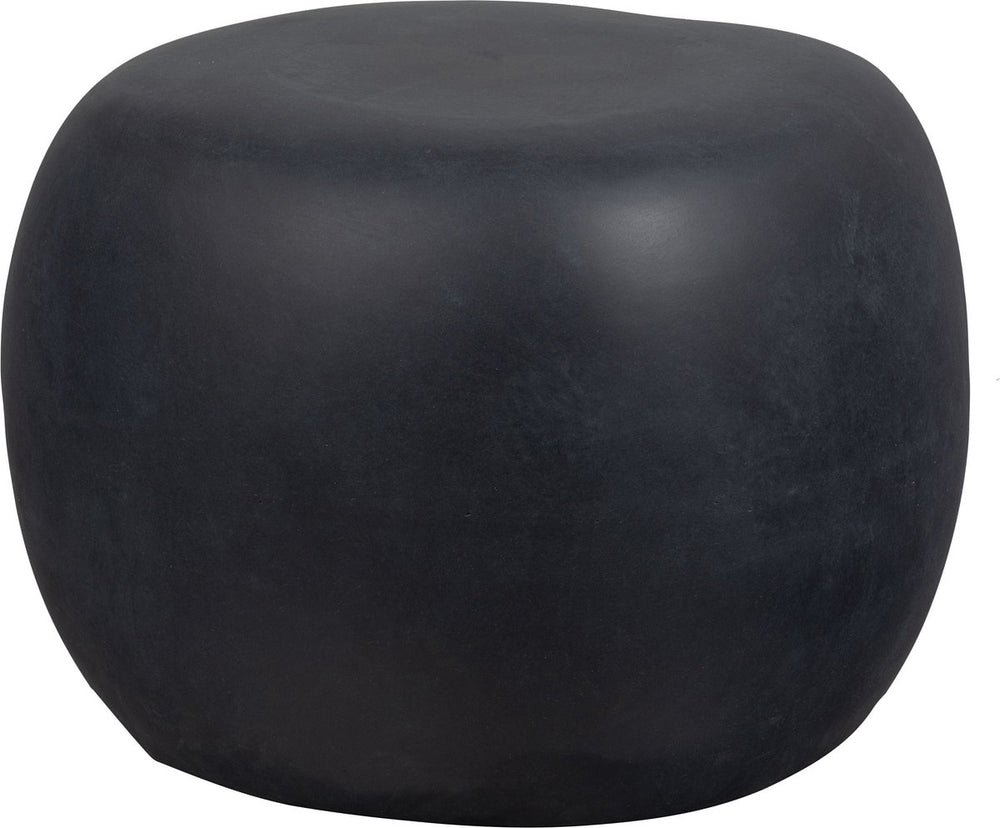 Vtwonen pebble bijzettafel - fiberclay - betonlook - antraciet - 35x50x50 cm
