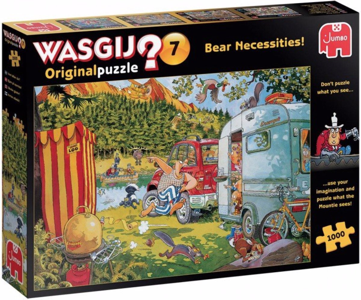 Jumbo wasgij original 7 - bear necessities - legpuzzel 1000 stukjes
