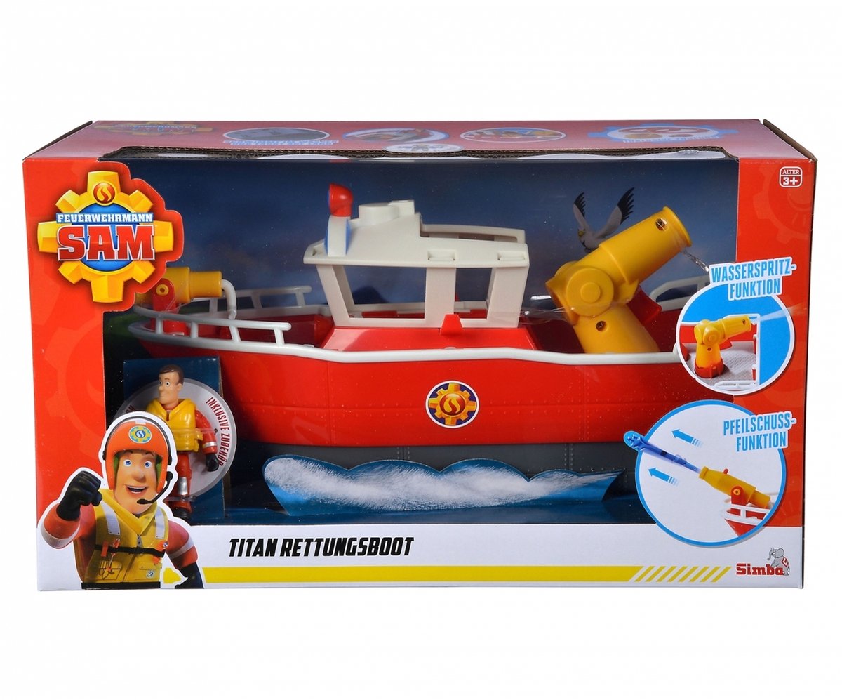 Simba Fireman Sam Fire Boat