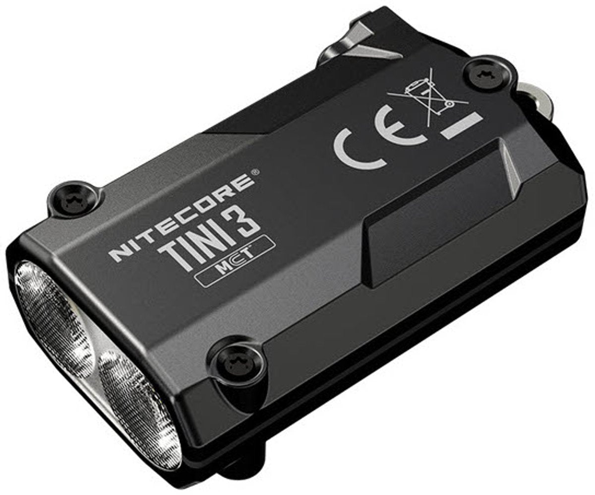 Nitecore tini3 sleutelhangerlamp oplaadbaar zwart