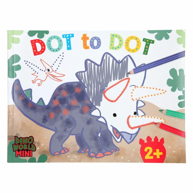 Depesche dino world kleurboek stip naar stip