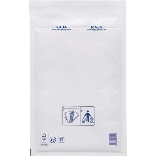 Gevoerde enveloppen raja pmbl3c papier wit