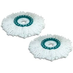 Vervangingskop leifheit mop clean twist wit