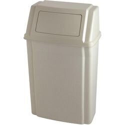 Rubbermaid prullenbak 76125511 polyethyleen crème