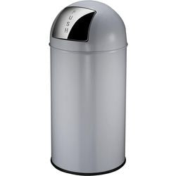 Eko prullenbak 31022984 staal grijs