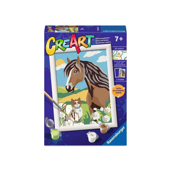 Ravensburger creart paard en poesje
