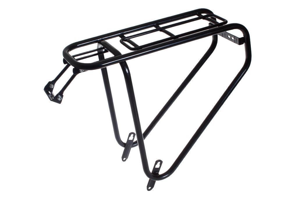 power safety bagagedrager glans zwart