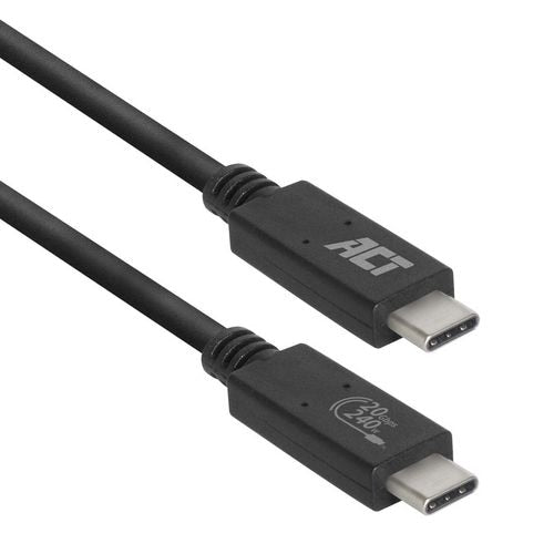 ACT Connectiviteit USB4 20Gbps aansluitkabel C mannetje C mannetje 1 meter
