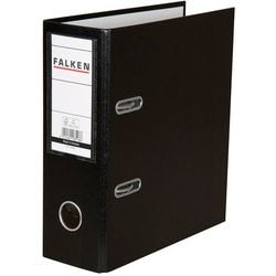 Ordner falken a5 80 mm karton, pp (polypropeen) liggend zwart 11285616
