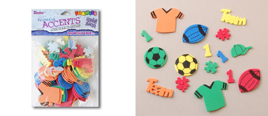 Darice • foam stickers 94pcs sports