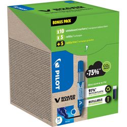 Pilot whiteboard-marker greenpack blauw