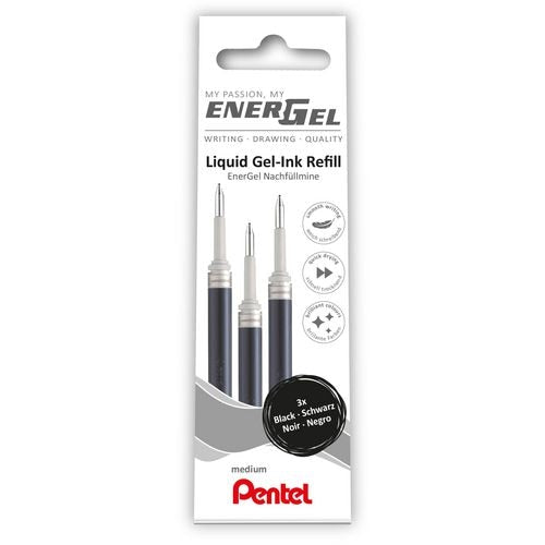 Roller-navulling pentel zwart energel