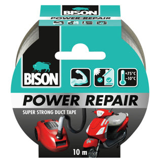 Bison power repair grijs rol 10 m | 3 stuks
