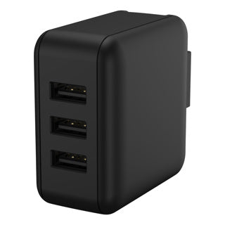 Usb reisoplader 15w met verwisslbare ac-stekkers