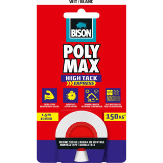 Bison poly max tape met 1,5 m