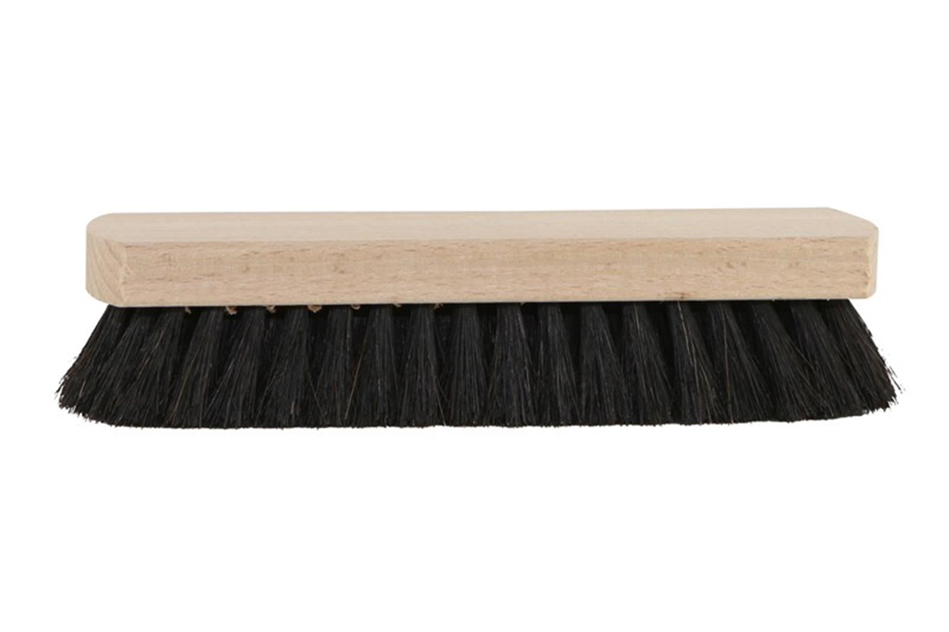 Luva schoen uitwrijfborstel haar 16 cm zwart
