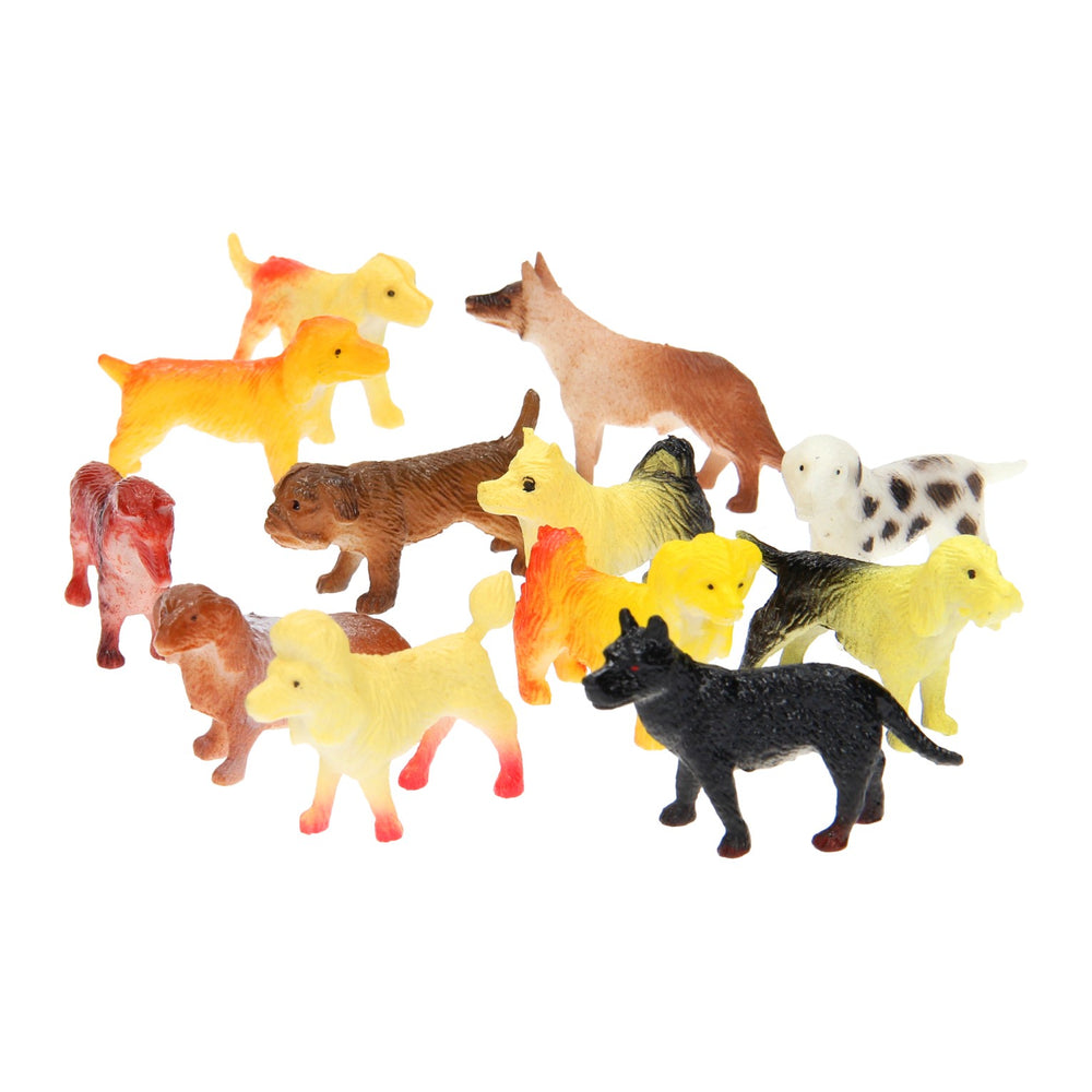 Duckiez speelfiguren honden, 12st.