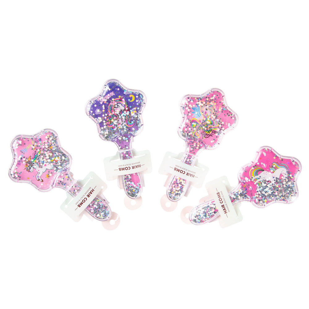 Duckiez borstel eenhoorn glitter