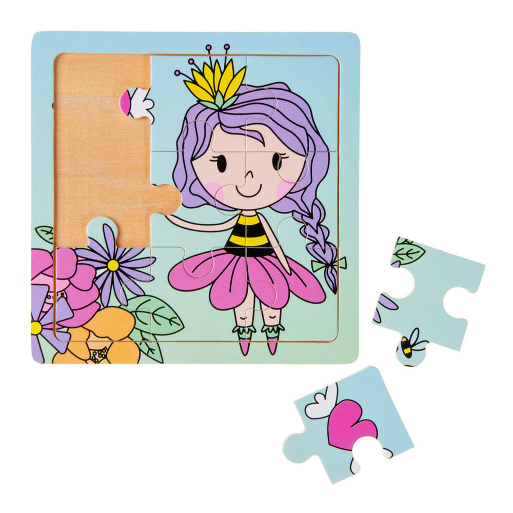 Duckiez houten puzzel (prinses, eenhoorn of zeemeermin)