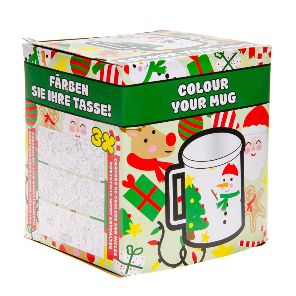 Duckiez kleur je eigen mok kerst