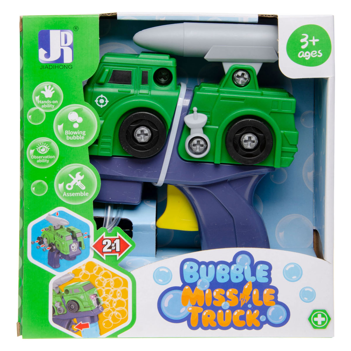 Duckiez bellenblaas pistoolvoertuig