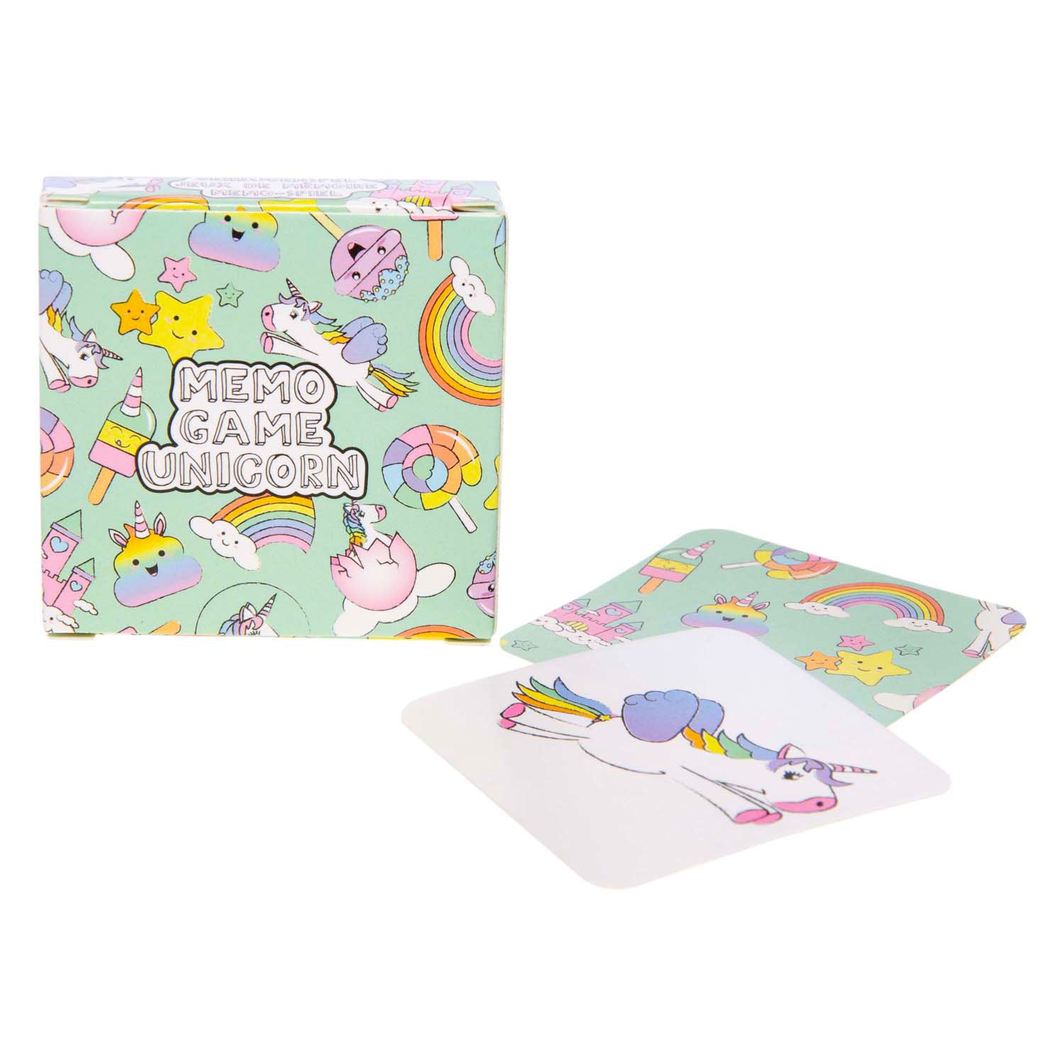 Duckiez mini memospel eenhoorn, 28 kaarten