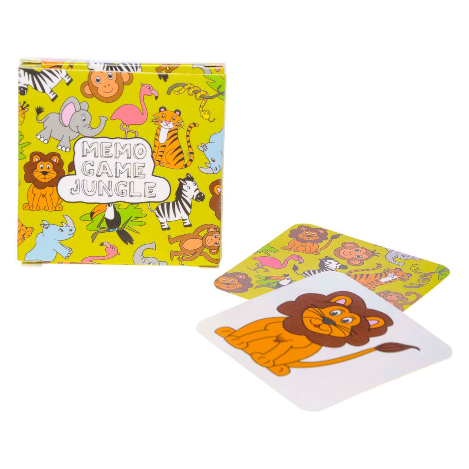 Duckiez mini memospel wilde dieren, 28 kaarten